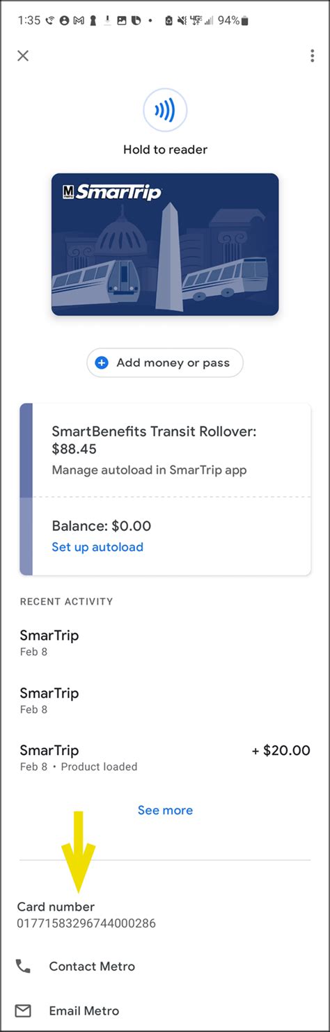 transfers wmata smart card|WMATA smartrip transfer balance.